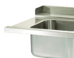 Dishwasher Table - 90 x 75cm - Right- with Sink and Storage Shelf - imagine 3