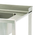 Dishwasher Table - 90 x 75cm - Right- with Sink and Storage Shelf - imagine 4