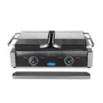Contact Grill - Grooved - Double Grill Plate - 2 x 22cm - imagine 5