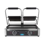 Contact Grill - Smooth - Double Grill Plate - 2 x 22cm - imagine 2