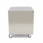Stainless Steel Machine Table - 60 x 60cm - 120kg Load Capacity - on Wheels - imagine 3
