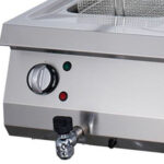 Heavy Duty Deep Fryer - 2 x 12L - Double Unit - 70cm Deep - with Drain Tap - Electric - imagine 3