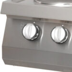 Heavy Duty Cooker - 2 Burners - Single Unit - 70cm Deep - Electric - imagine 5