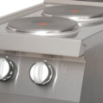 Heavy Duty Cooker - 2 Burners - Single Unit - 70cm Deep - Electric - imagine 3