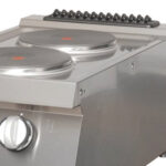 Heavy Duty Cooker - 2 Burners - Single Unit - 70cm Deep - Electric - imagine 4