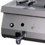 Heavy Duty Deep Fryer - 2 x 12L - Double Unit - 70cm Deep - with Drain Tap - Gas - imagine 3