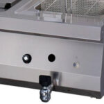 Heavy Duty Deep Fryer - 2 x 12L - Double Unit - 70cm Deep - with Drain Tap - Gas - imagine 5