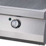 Heavy Duty Griddle - Grooved Chrome - Double Unit - 70cm Deep - Electric - imagine 3
