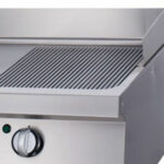 Heavy Duty Griddle - Half Grooved Chrome - Double Unit - 70cm Deep - Gas - imagine 3