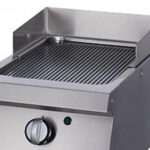Heavy Duty Griddle - Grooved Chrome - Single Unit - 70cm Deep - Gas - imagine 5