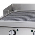 Heavy Duty Griddle - Grooved - Double Unit - 70cm Deep - Gas - imagine 3