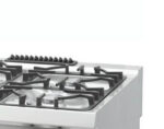 Heavy Duty Cooker - 4 Burners - Double Unit - 70cm Deep - 24kW - Gas - imagine 5