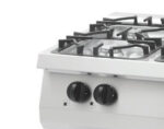Heavy Duty Cooker - 4 Burners - Double Unit - 70cm Deep - 30kW - Gas - imagine 5