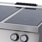 Heavy Duty Infrared Cooker - 4 Burners - Double Unit - 70cm Deep - Electric - imagine 4