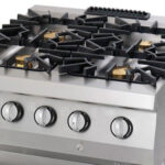 Premium Stove - 4 Burners - Double Unit - 90cm Deep - Gas - imagine 3