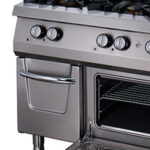 Premium Stove - 6 Burners - Triple Unit - 90cm Deep - Gas incl Electric Oven - imagine 5