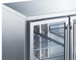 Counter Fridge - 136cm - 2 Glass Doors - imagine 5