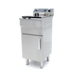 Deep Fryer - 16L - 1 Basket - with Drain Tap and Stand - 230V