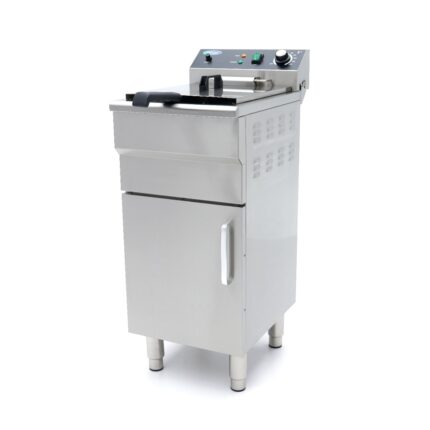 Deep Fryer - 16L - 1 Basket - with Drain Tap and Stand - 230V