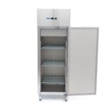 Fridge - 400L - 3 Adjustable Shelves - Stainless Steel - on Wheels - imagine 4