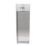 Fridge - 400L - 3 Adjustable Shelves - Stainless Steel - on Wheels - imagine 3