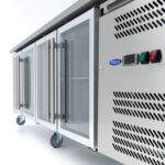 Counter Fridge - 223cm - 4 Glass Doors - imagine 8
