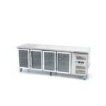 Counter Fridge - 223cm - 4 Glass Doors - imagine 4
