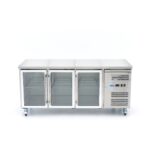 Counter Fridge - 180cm - 3 Glass Doors - imagine 3