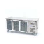Counter Fridge - 180cm - 3 Glass Doors - imagine 4