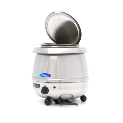 Soup Kettle - 10L - Removable Inner Pot - Stainless Steel - with Spoon Recess