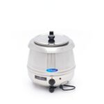 Soup Kettle - 10L - Removable Inner Pot - Stainless Steel - with Spoon Recess - imagine 2