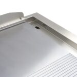 Induction Griddle 700 - Smooth and Grooved - 10000W - Double - with Stand - imagine 10