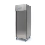 Freezer - 600L - 3 Adjustable Shelves (2/1 GN) - Stainless Steel - on Wheels