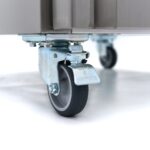 Fridge - 600L - 3 Adjustable Shelves (2/1 GN) - Stainless Steel - on Wheels - imagine 15