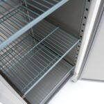 Fridge - 600L - 3 Adjustable Shelves (2/1 GN) - Stainless Steel - on Wheels - imagine 13
