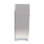 Fridge - 600L - 3 Adjustable Shelves (2/1 GN) - Stainless Steel - on Wheels - imagine 4