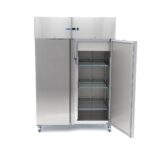 Fridge - 1200L - 6 Adjustable Shelves (2/1 GN) - Stainless Steel - on Wheels - imagine 5