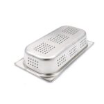 Gastronorm Container - 1/3 GN - 6,5cm Deep - Stainless Steel - Perforated - imagine 2