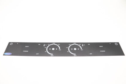 WAFFLE MAKER HEART DOUBLE - Control Panel Sticker
