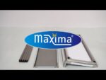 Stainless Steel Table - 200 x 60cm - Adjustable Height - with Backsplash and Storage Shelf - imagine 5