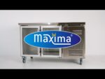 Counter Fridge - 136cm - 2 Glass Doors - imagine 2