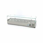 Countertop Prep Fridge - 140cm - Fits 6 x 1/3 GN