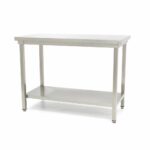 Stainless Steel Table - 100 x 70cm - Adjustable Height - imagine 4