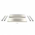 Stainless Steel Table - 120 x 70cm - Adjustable Height - imagine 5