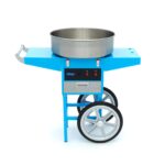 Candy Floss Machine – Ø 52cm – Blue – with Cart - imagine 3
