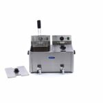 Deep Fryer - 2 x 8L - 2 Baskets - with Drain Tap - imagine 2
