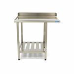 Dishwasher Table - 70 x 75cm - Left - with Backsplash and Storage Shelf - imagine 2