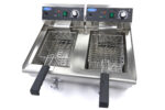 Deep Fryer - 2 x 13L - 2 Baskets - with Drain Tap - imagine 5