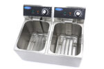 Deep Fryer - 2 x 8L - 2 Baskets - up to 2,8kg of Fries - imagine 5