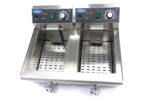 Deep Fryer - 2 x 10L - 2 Baskets - with Drain Tap - imagine 6